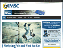 Tablet Screenshot of imsuccesscenter.com